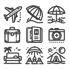 Blogger icon set. Containing influencer, content, creation, like, vlogging, blog, vlogger, social media, followers, personal brand, video equipment, digital marketing and more