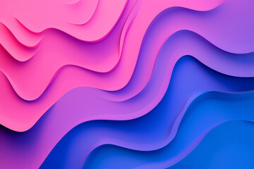 Fototapeta premium Blue and purple gradient background with a low-poly design, vector illustration.