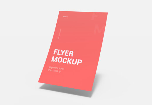 Editable A4 Flyer Mockup