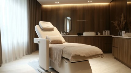 Luxurious Aesthetic Treatment Space with Microneedling Equipment