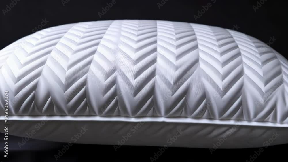 Aufkleber white fabric texture with chevron pattern against a dark backdrop close-up surface material
