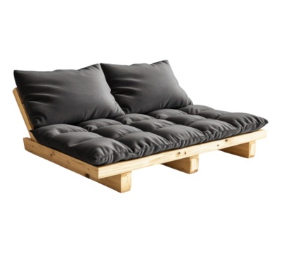Futon on transparent background