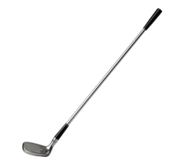 Golf stick on transparent background
