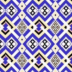 seamless geometric pattern รื่นเริง สนุก มั่นใจ 