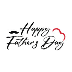 Happy Father’s Day Calligraphy design vector. Vector illustration.