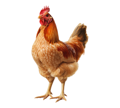 raw chicken on transparent background