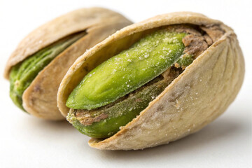 pistachio nut isolated on white