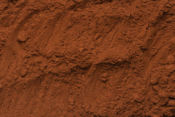 Instant coffee isolated on a background.