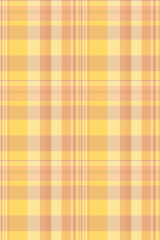 Ceremony vector tartan plaid, business background fabric pattern. Shabby seamless textile check texture in orange and amber colors.