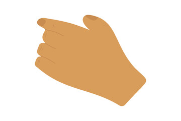 Index finger pointing left