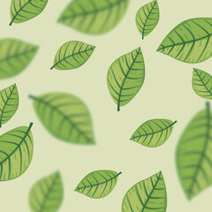 green leaves background