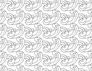 Monochrome Majesty: Intricate Ornate Pattern