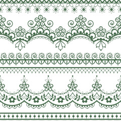 Beautiful flower art and mandala vector design