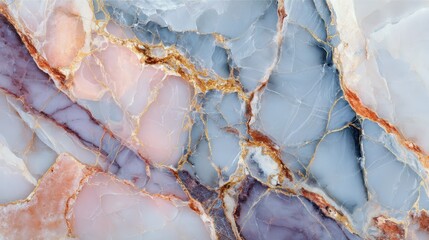 Elegant blue, pink, and gold marble texture. Perfect for luxury branding, interior design, and high-end product packaging. Ideal for wallpapers and prints.