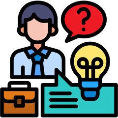 Obraz premium Career Advice icon