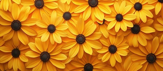 Yellow Flower Background, Black Eyed Susan