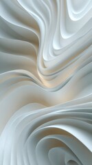 Obraz premium Elegant abstract background with flowing white curves. Perfect for modern designs, websites, and branding. Commercial use allowed.