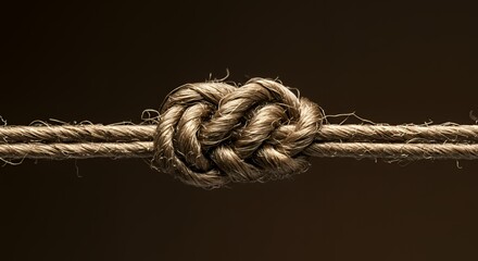 Rope Knot Macro Photography