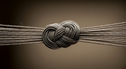 String Knot - Macro Detailed Image