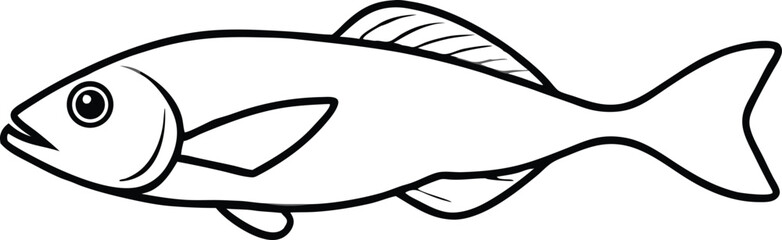 black and white fish