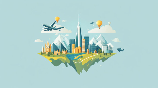 Minimal text concept for initiating travel plans, serving as a prompt or slogan for vacation planning materials