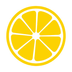 Fresh lemon icon vector illustrations