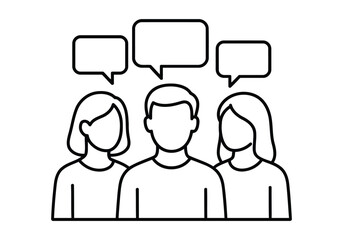 Teamwork, Collaboration, Communication Icon