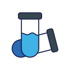 Test Tube Vector icon