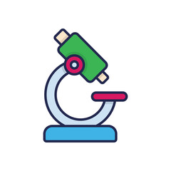 Microscope Vector icon