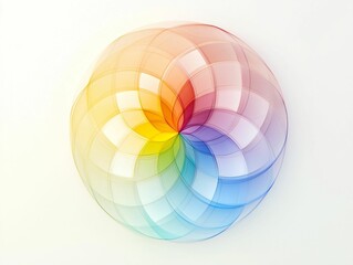 Rainbow Spiral Design