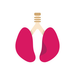 Lungs Vector icon