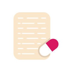 Prescription Vector icon