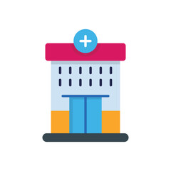 Hospital Vector icon