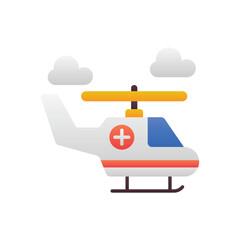Helicopter Vector icon