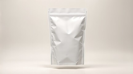  white plastic bag mockup with centered space for branding