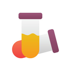 Test Tube Vector icon