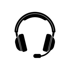 headset vector illustration