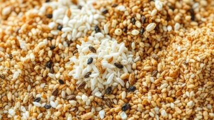 Obraz premium Assorted Dried Grains - Natural Texture