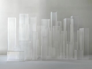 Obraz premium Glass Cityscape