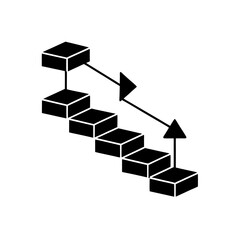 workflow step  vector illustration