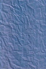 Obraz premium Blue Crumpled Paper Sheet Texture