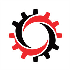 Gear Logo - Modern vector illustration, creative design asset, scalable and editable, ideal for branding, marketing, and digital projects.