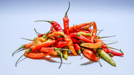 photo of a pile of fresh red chilies