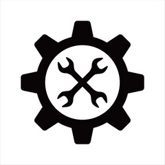 Gear Logo - Modern vector illustration, creative design asset, scalable and editable, ideal for branding, marketing, and digital projects.