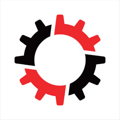 Gear Logo - Modern vector illustration, creative design asset, scalable and editable, ideal for branding, marketing, and digital projects.