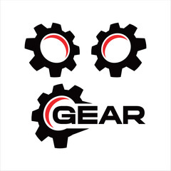 Gear Logo - Modern vector illustration, creative design asset, scalable and editable, ideal for branding, marketing, and digital projects.