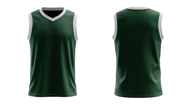 Athletic Jersey: a detailed shot of a professional athletic jersey, capturing front and rear view of the sports apparel in studio lighting.