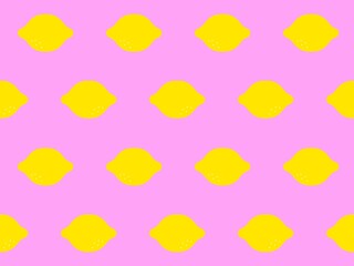 レモンのシームレスパターン　A-3