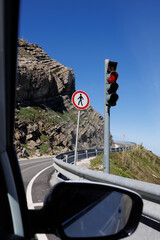traffic sign on the road