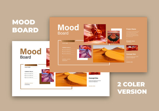 Mood Board Layout Template